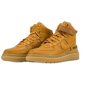 Nike Air Force 1 GTX Boot Flat High Top Sneakers Wheat Tan CT2815 Size 7